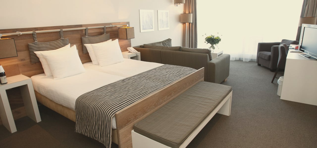 Superieure kamer deluxe aan de zeezijde van Strandhotel Seeduyn